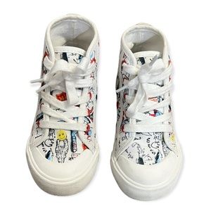 Disney Cruela Canvas Hightop Sneakers - Size 11